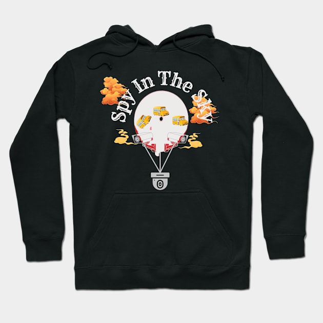 Chinese Balloon "Spy in The Sky" Hoodie by TeeJaiStudio